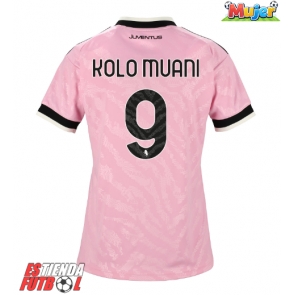 Juventus Randal Kolo Muani #9 Segunda Equipación Mujer 2026-27 Manga Corta